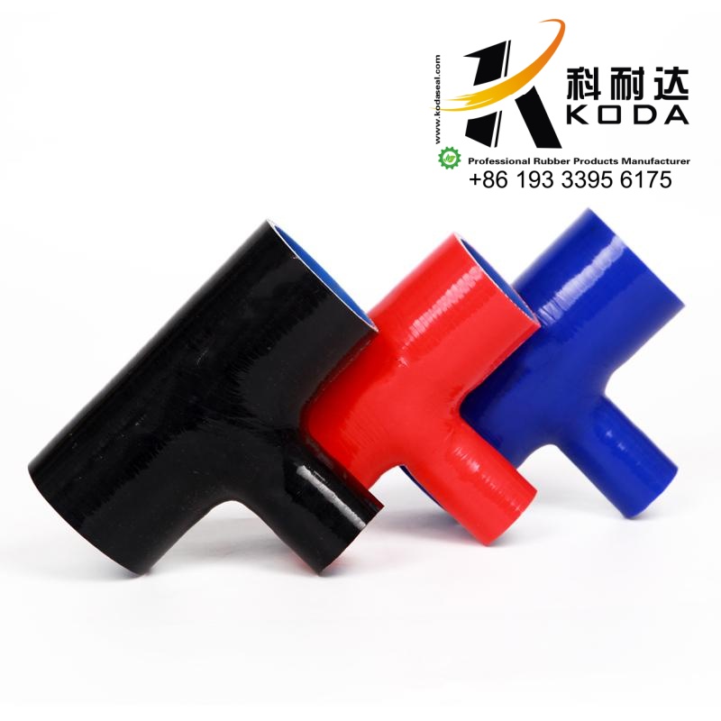 car replacement accessory T shape coupler silicone hose for automotive